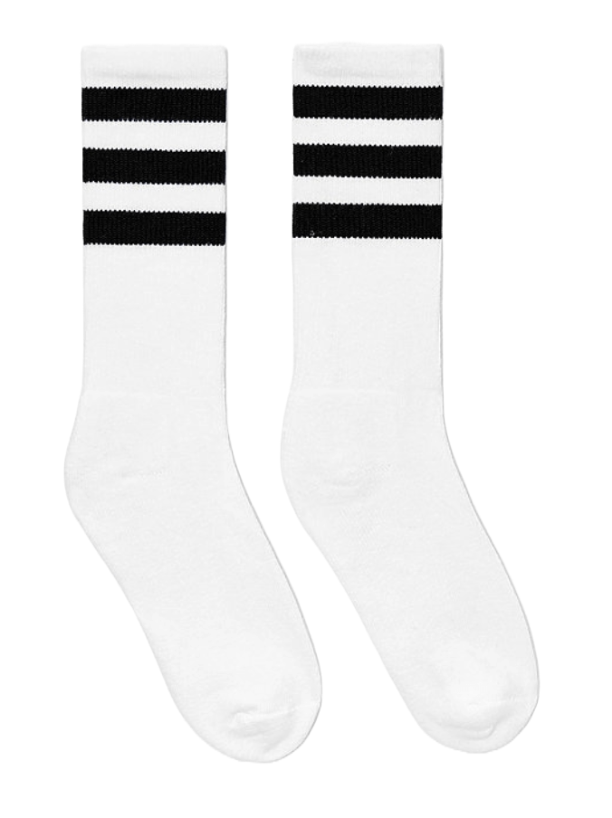 3-Stripe Knit Sock