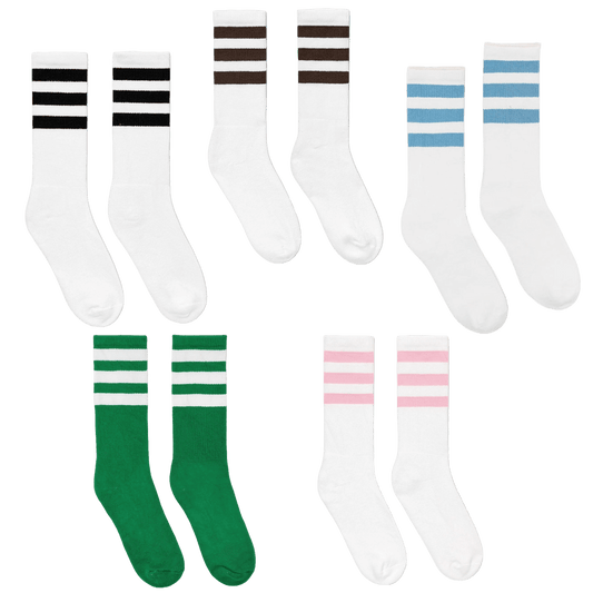 3-Stripe Knit Sock