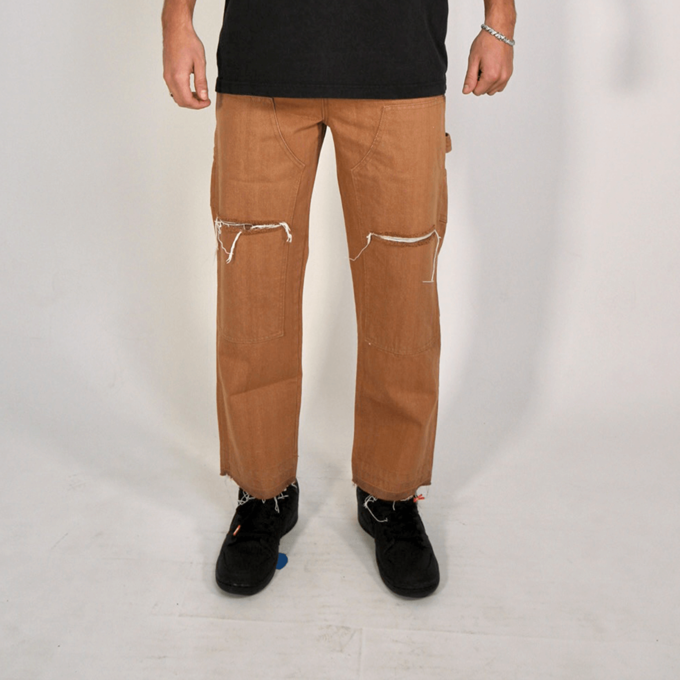 Double Knee Carpenter Pants - Cognac