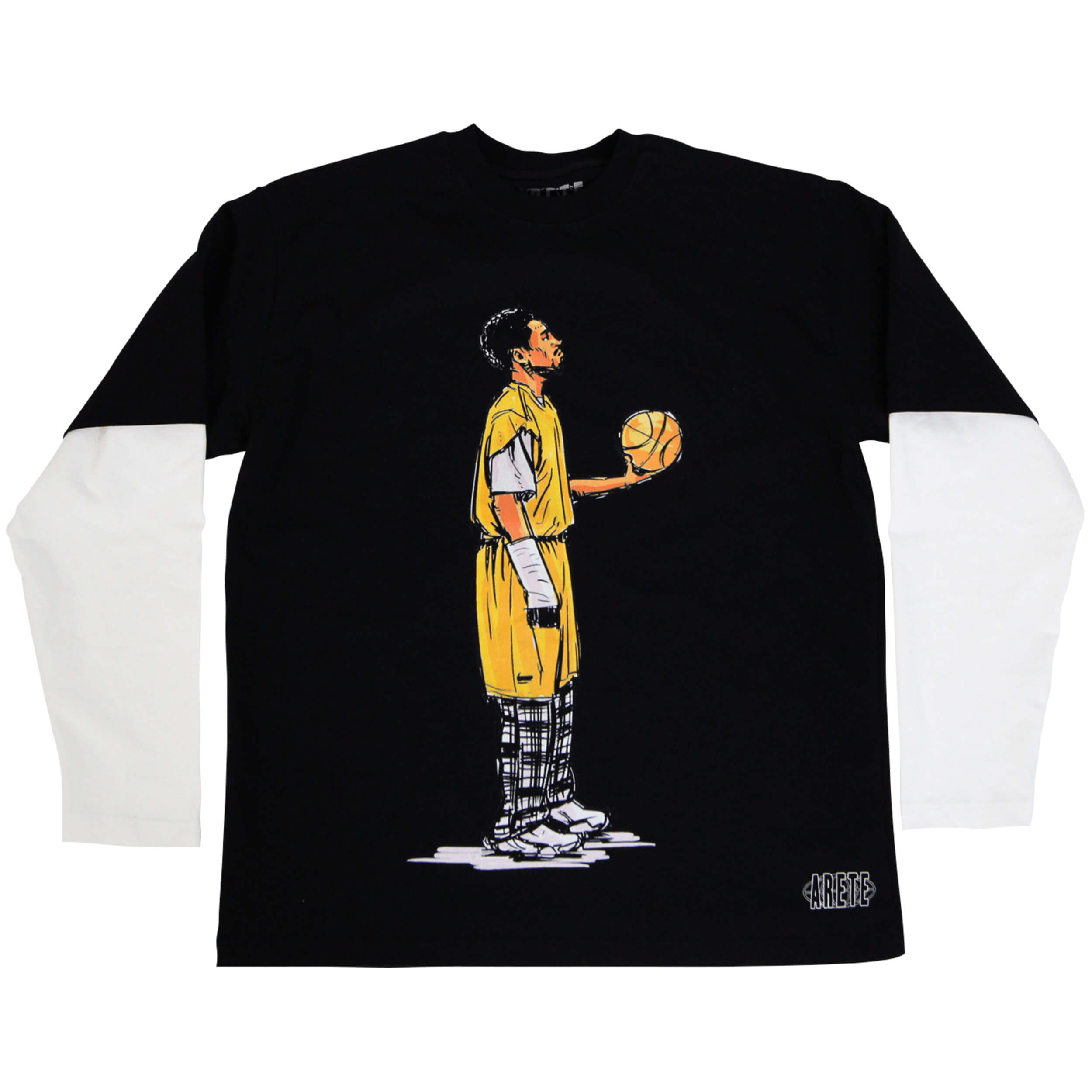 Kobe Pajama LS Tee - Black