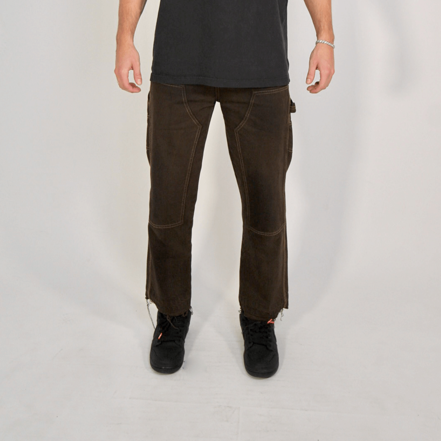 Double Knee Carpenter Pants - Mocha