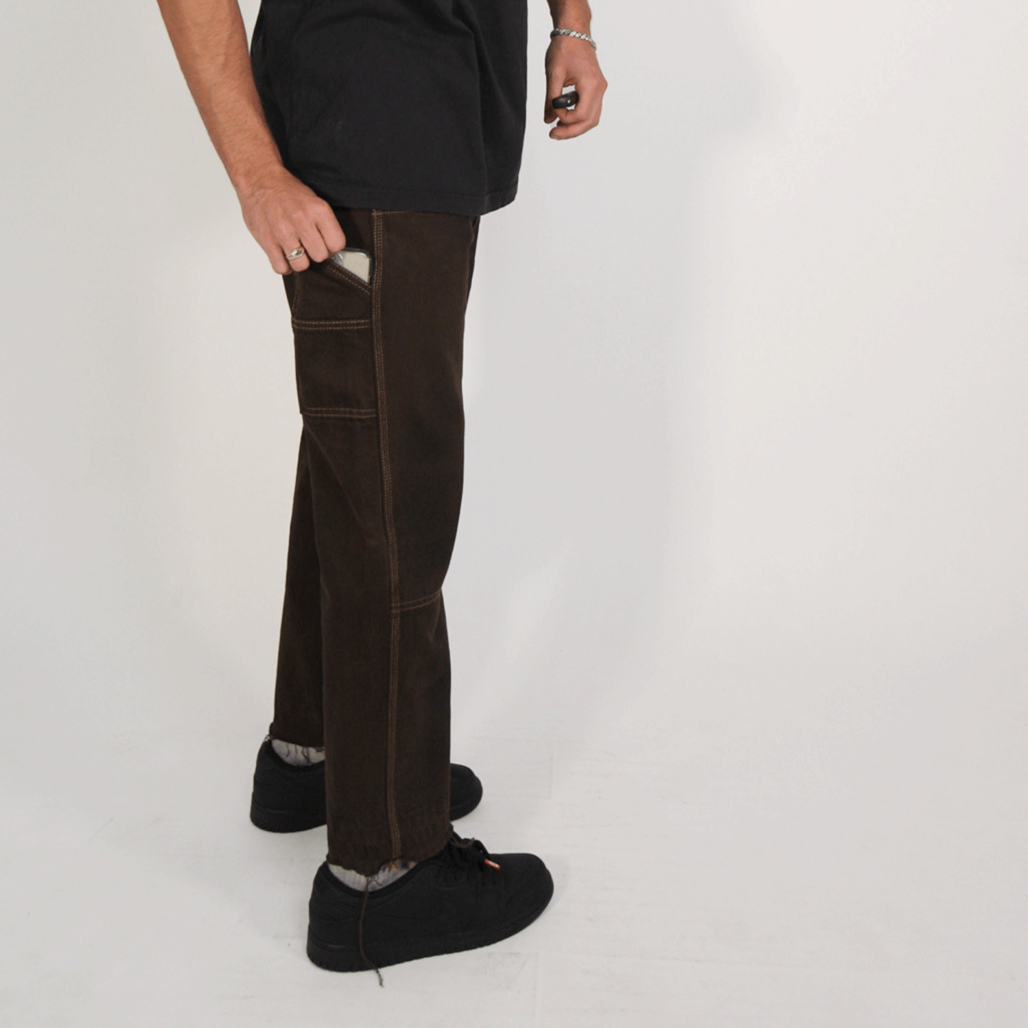 Double Knee Carpenter Pants - Mocha