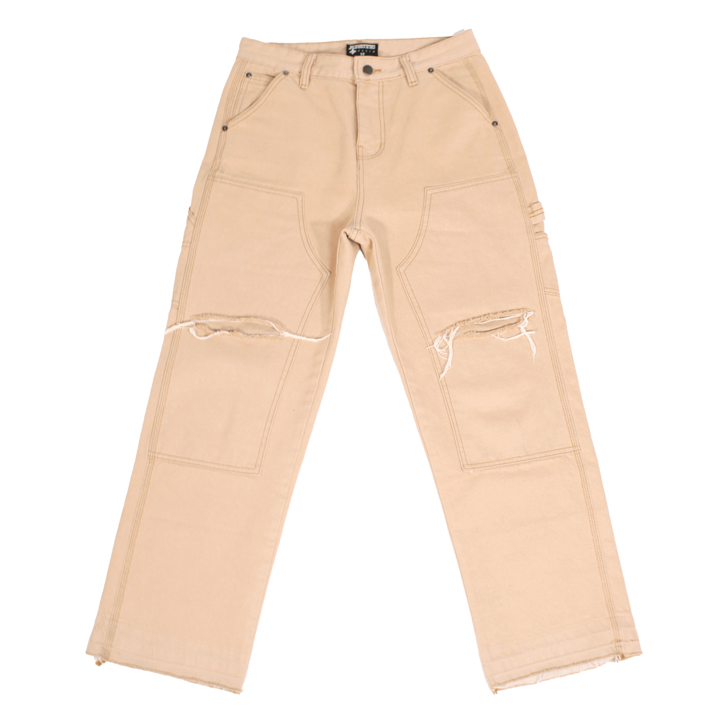 Double Knee Carpenter Pants - Tan